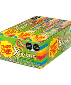 Exh Dul Chupa Chups Xtreme Frutas Tira C/Ice+J 57 GRS