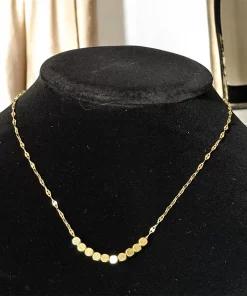 Alternative view of 12 Collares Dorados Acero Inoxidable $9.5 c/u