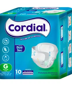 Pañal Cordial Adulto Grande 10 PZS