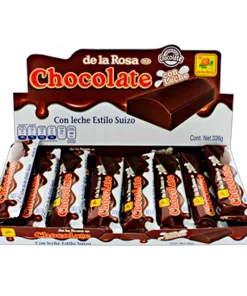 Exh Choco La Rosa Suizo C/Leche De La Rosa 18 GRS