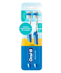 Cepillo Dental Ora-B Indicador De Cambio 4 PZS