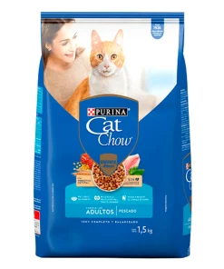 Alim Purina Cat Chow Adulto Hogareño/Carne Purina 1.5 KGS