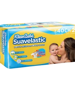 Pañal Kleen Bebe Suavelastic 40 PZS