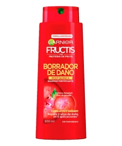 Shampoo Fructis Borrador De Daños Post Química 650 MLL