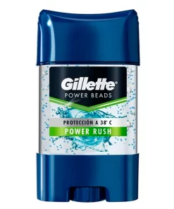 Desodorante Gillette 3X Power Rush Beads Gel Hombre 82 GRS
