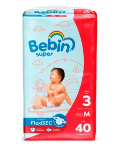 Pañal Bebin Super Med 40 PZS