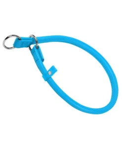 Glamour Collar Corredizo Jerk Choke Color Azul Talla Extra Chico