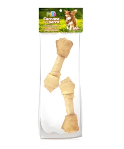 Huesos de Carnaza para perros de Res (17-20 cm) Sabor Natural 2 Piezas