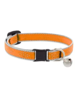 Lupine Pet Collar Color Naranja Neón con Cascabel para Gato
